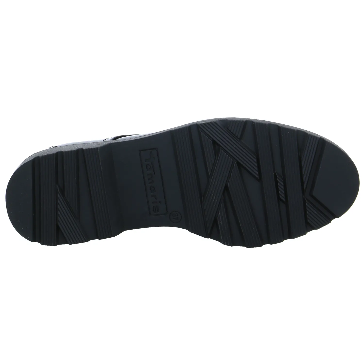 TAMARIS Schnürschuh Schwarz Lederimitat