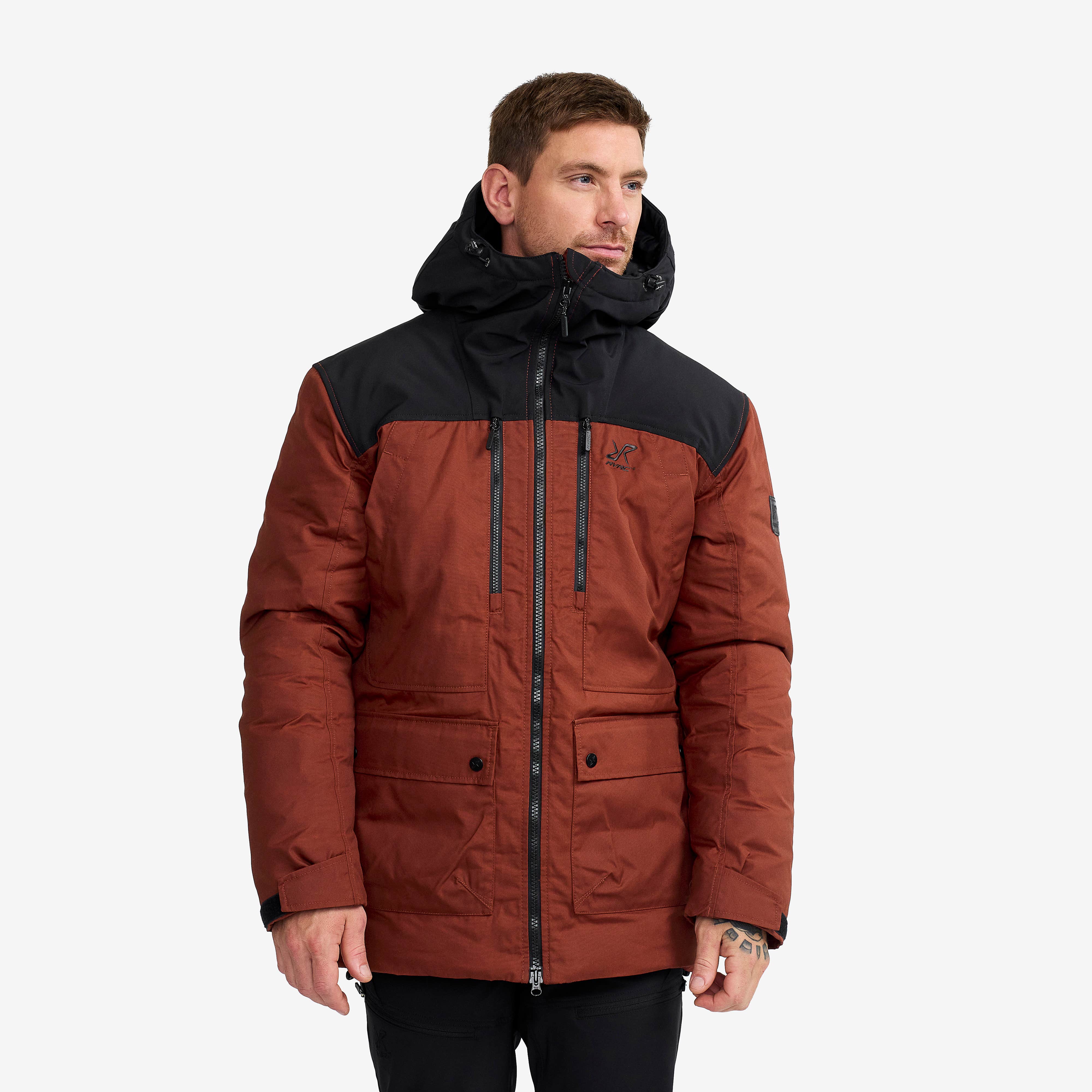 Outdoor Parka Herre Smoked Paprika