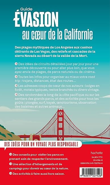 HACHETTE - GUIDE EVASION CALIFORNIE