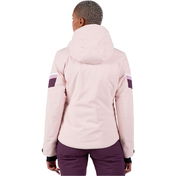 Veste de ski ROSSIGNOL W STRAWPILE JKT POWDER PINK