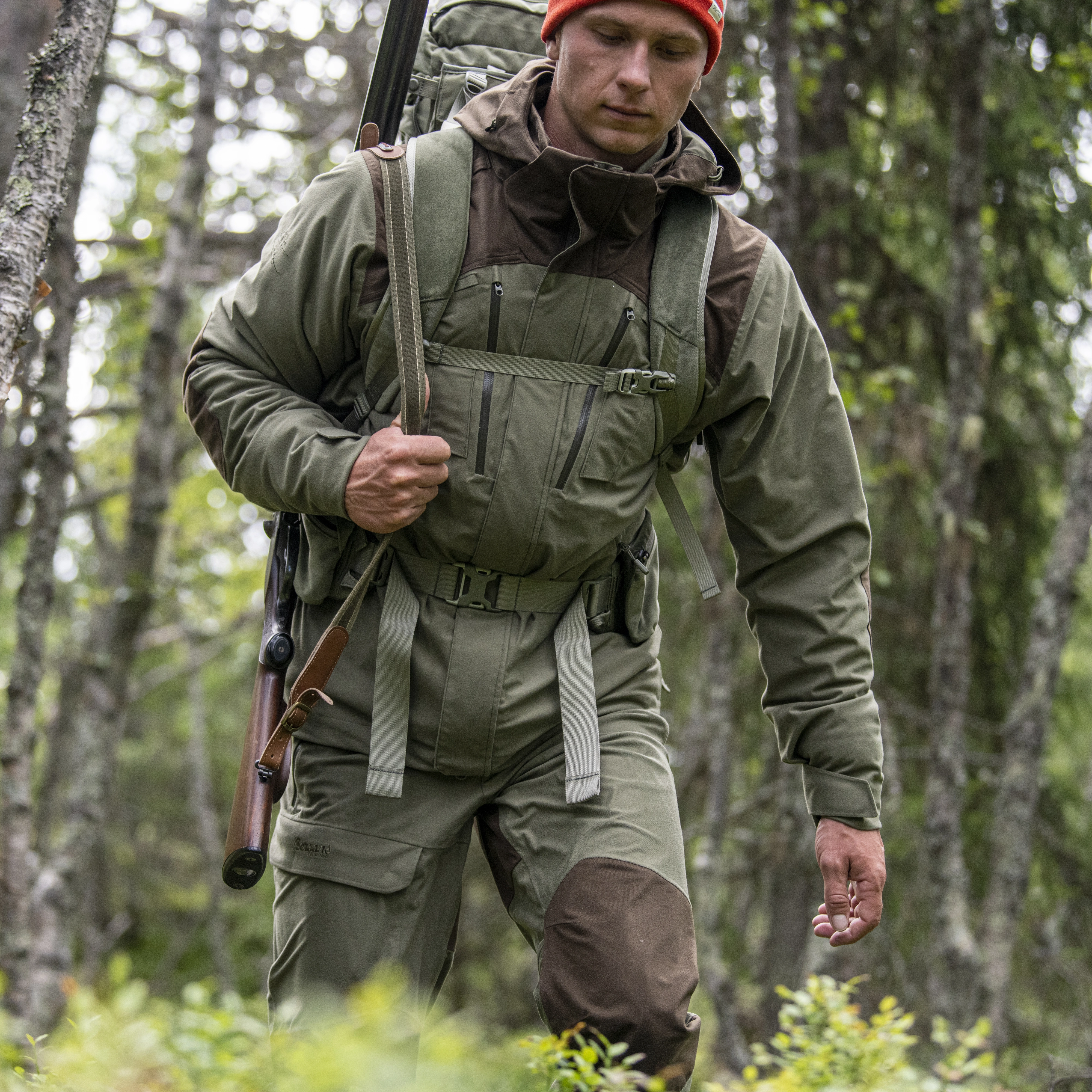 Hogna V2 2L Jacket Green Mud / Dark Wood Brown