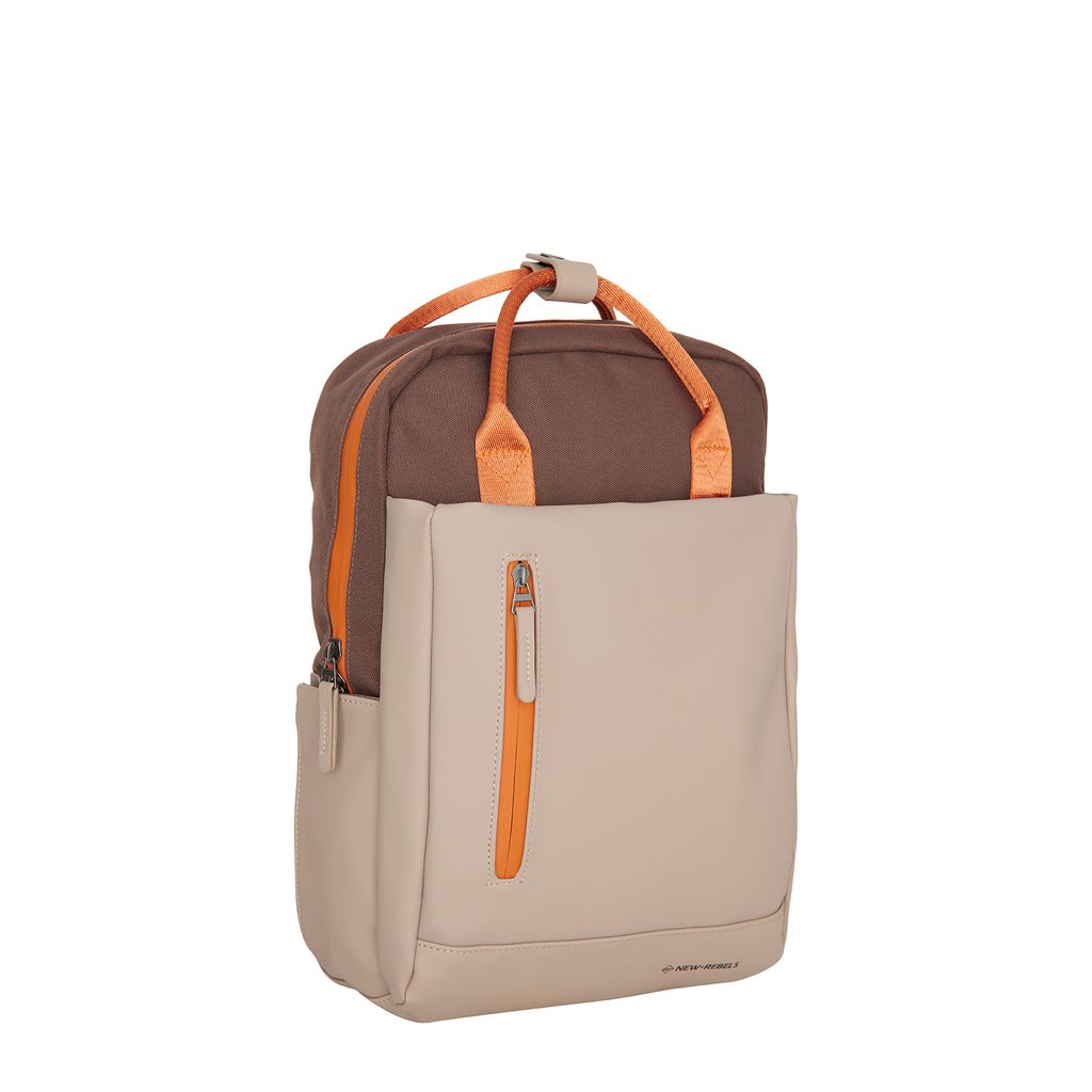 New Rebels Ferron Miami Backpack Laptop 13 inch Coffee