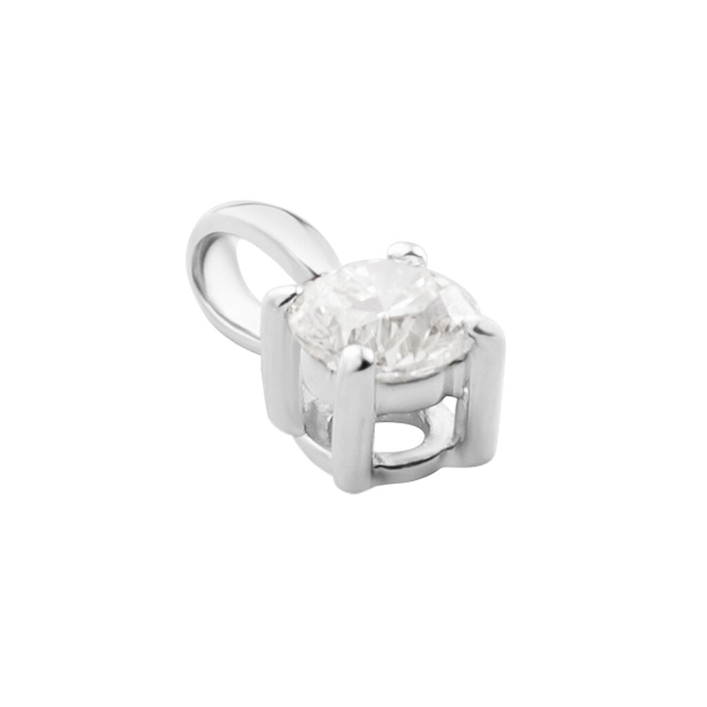 Pendentif Aphrodite Or Blanc Diamant