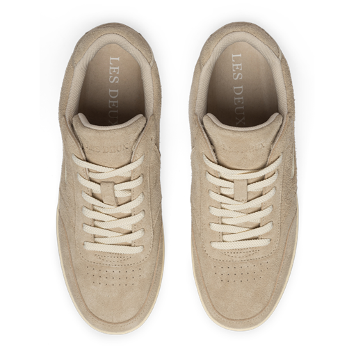 Les Deux Wolfe Suede Sneakers, Light Desert Sand, 42