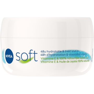 NIVEA Soft Crème - Hydrateert de huid - Bevat jojobaolie - Lichaams- en Handcrème - 200 ml