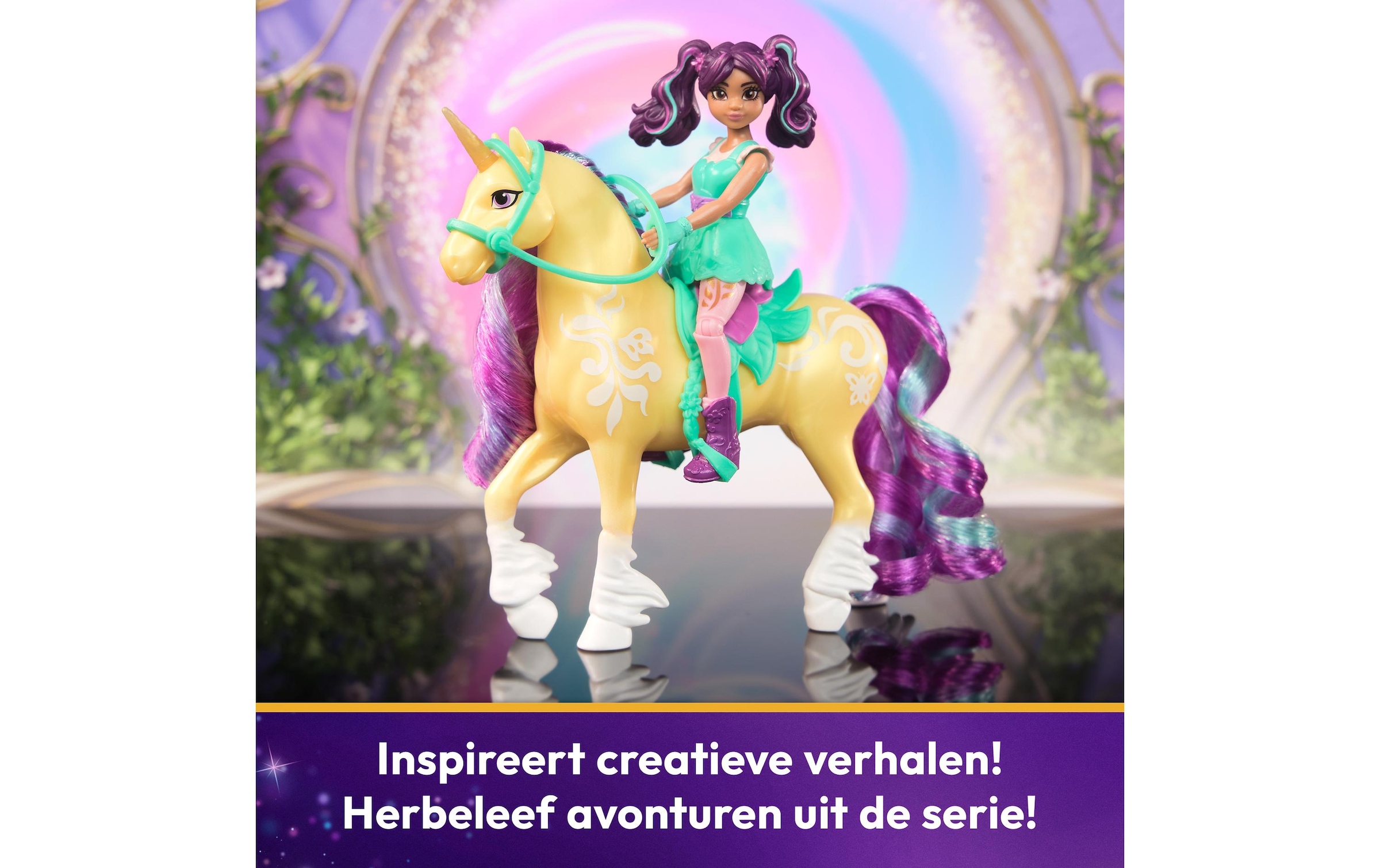 Spin Master Anziehpuppe »Unicorn Academy Ava Doll & Leaf Unicorn«