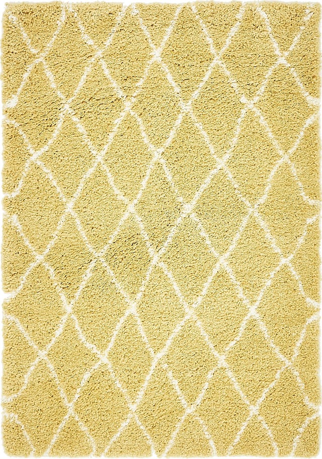 Myflair Möbel & Accessoires Hochflor-Teppich »Temara Shag, LAGERRÄUMUNG!« rechteckig 51 mm Höhe gewebt, Rauten Design, weich & kuschelig