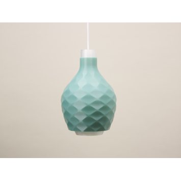 Philips 3D printed hanglamp Droplet Three turquoise 31,8x21,5 cm (hxb)