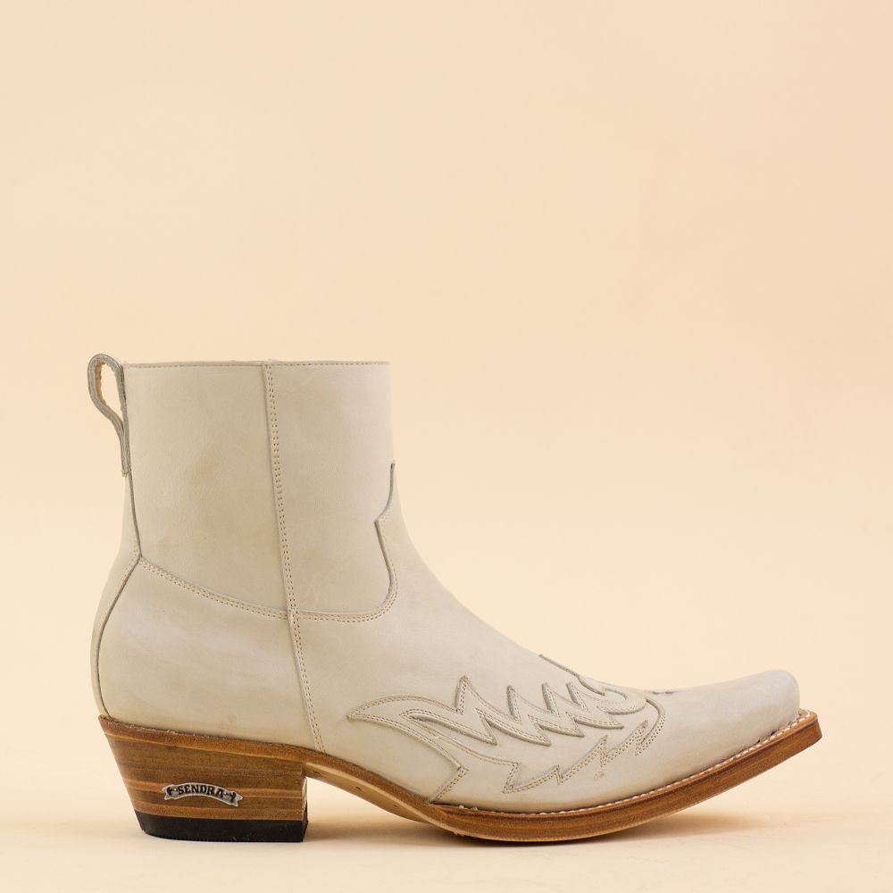 Sendra cowboylaarzen 11783 offwhite