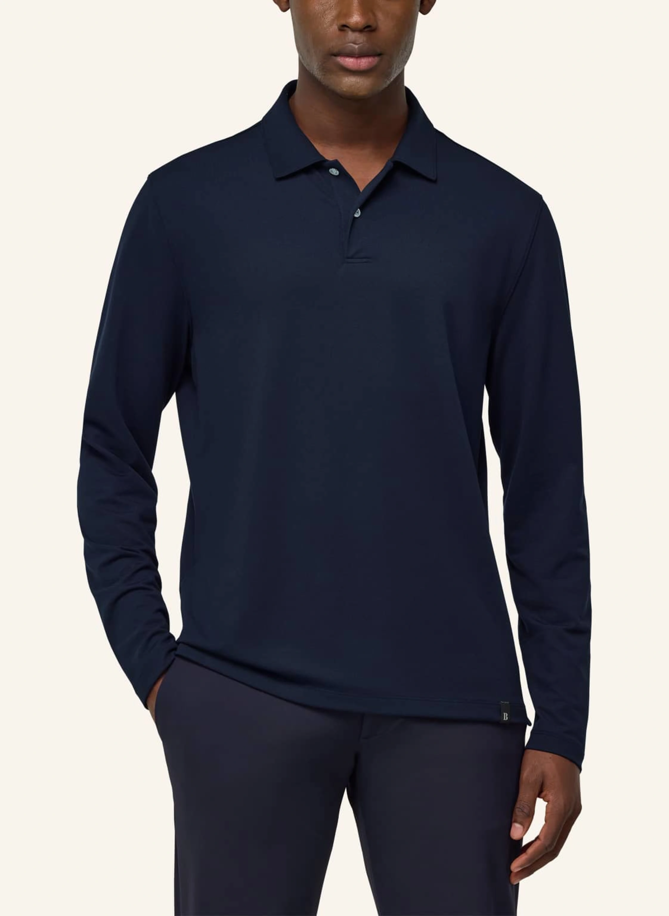 BOGGI MILANO Piqué-Poloshirt