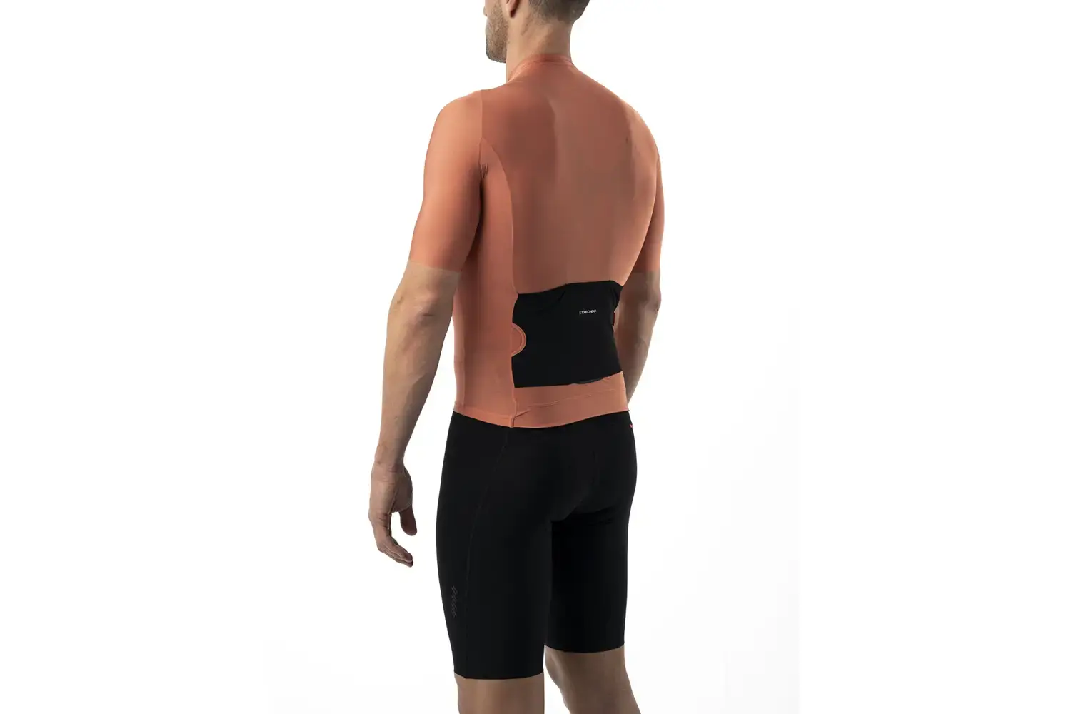 Etxeondo Alde Metalic Fietsshirt Korte Mouwen Oranje Heren