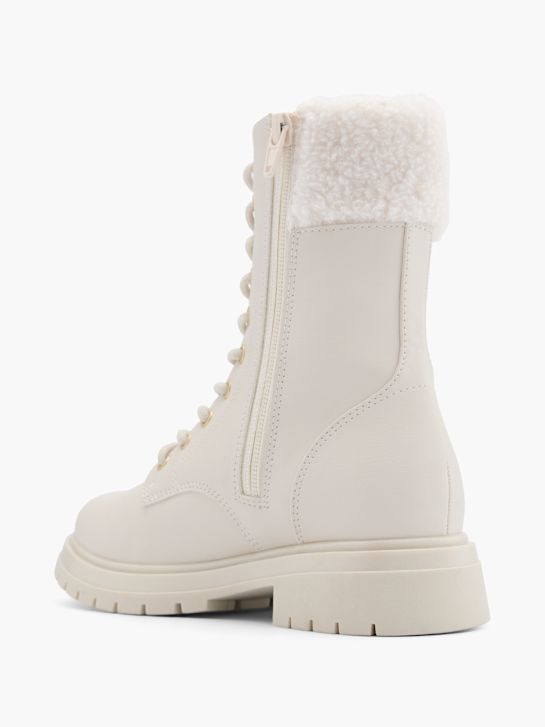 Graceland Hoher Stiefel Creme