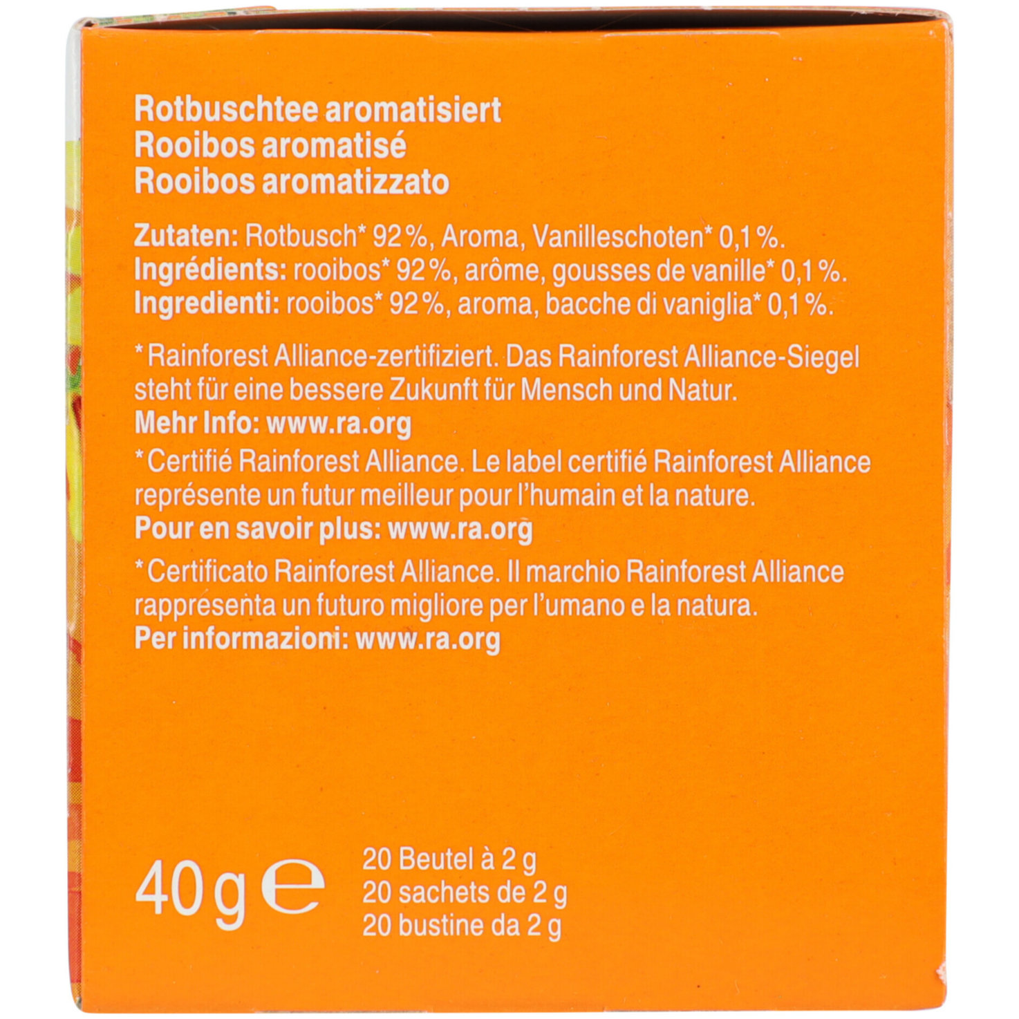 Rooibos 20 Portionen
