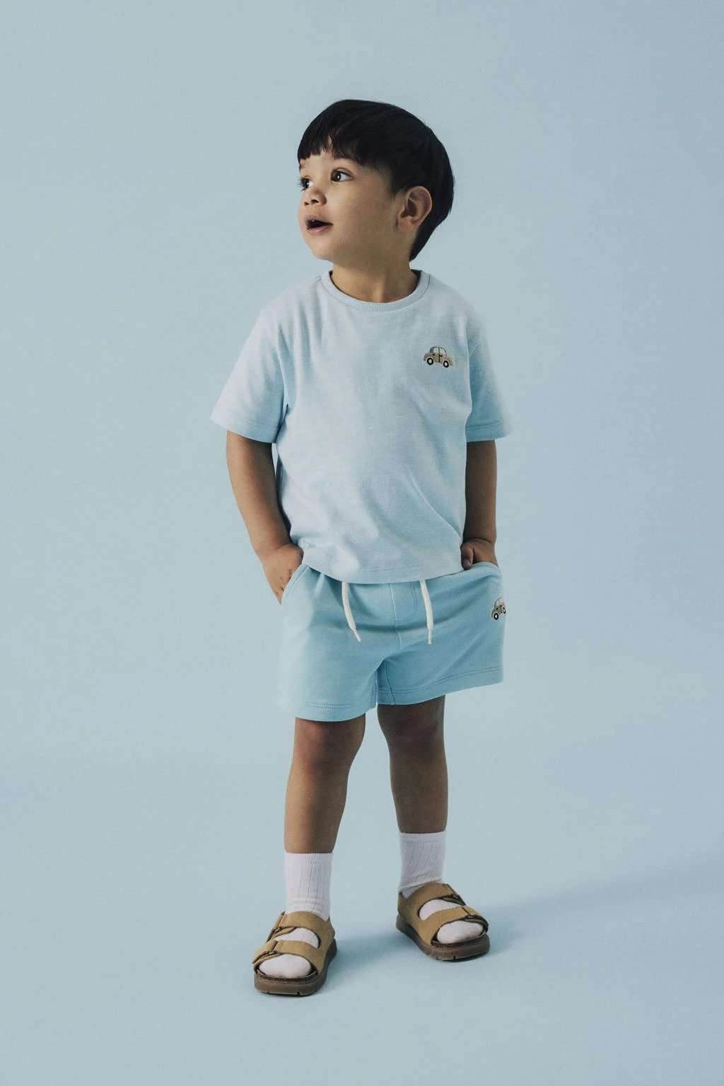 NAME IT sweatshort blauw
