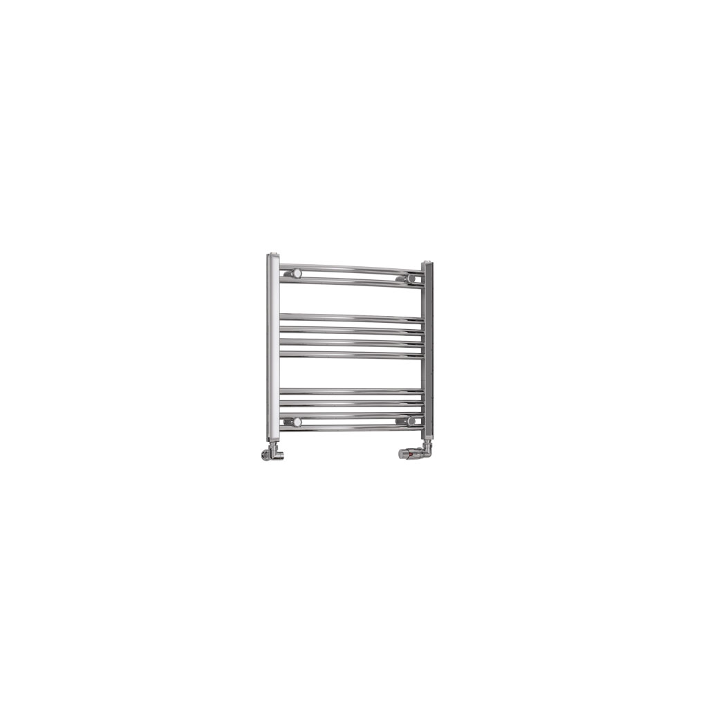 Eastbrook Wendover gebogen handdoekradiator 60x60cm 208W chroom