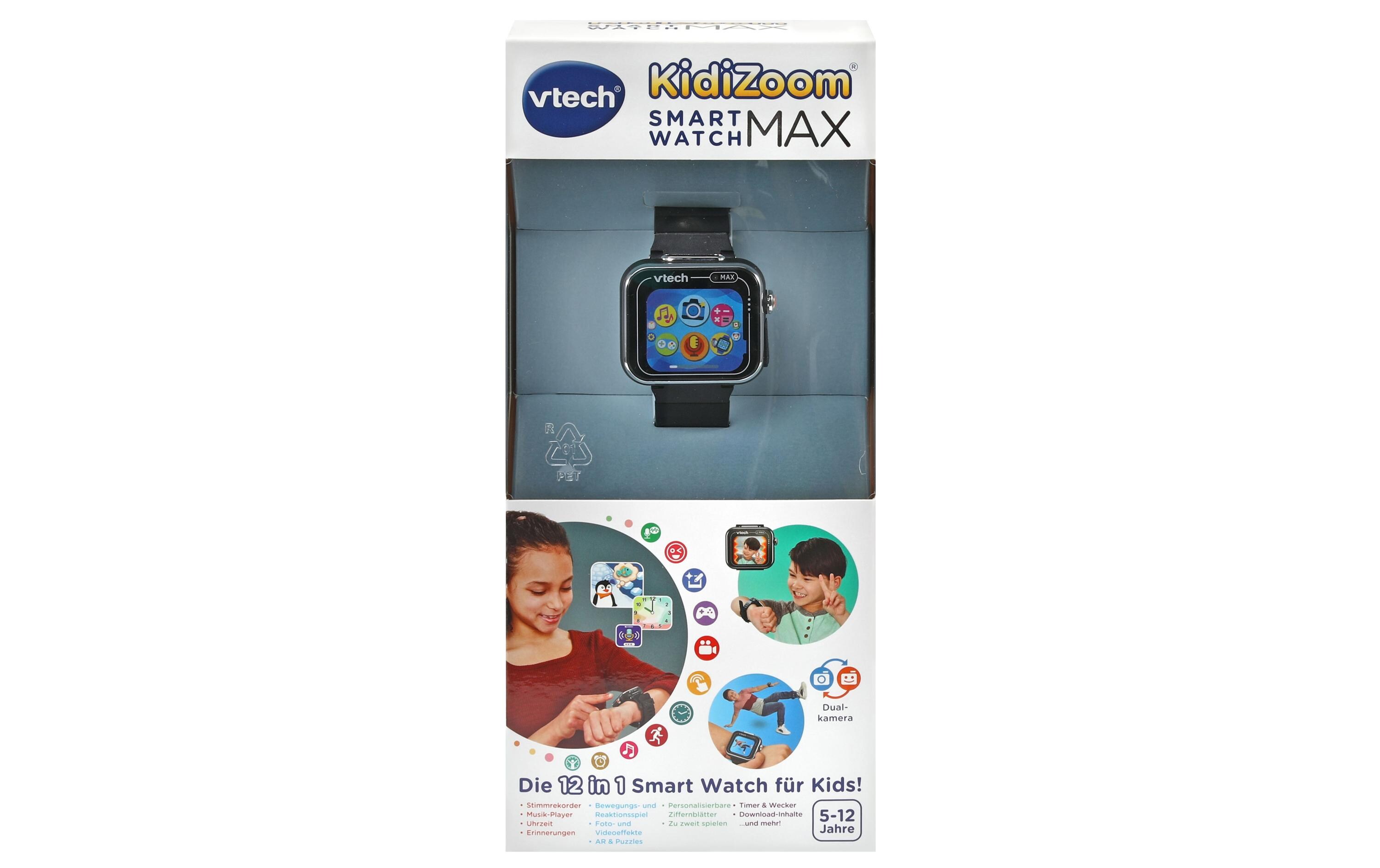 KidiZoom Smart Watch MAX schwarz -DE-Kinder-Smartwatch
