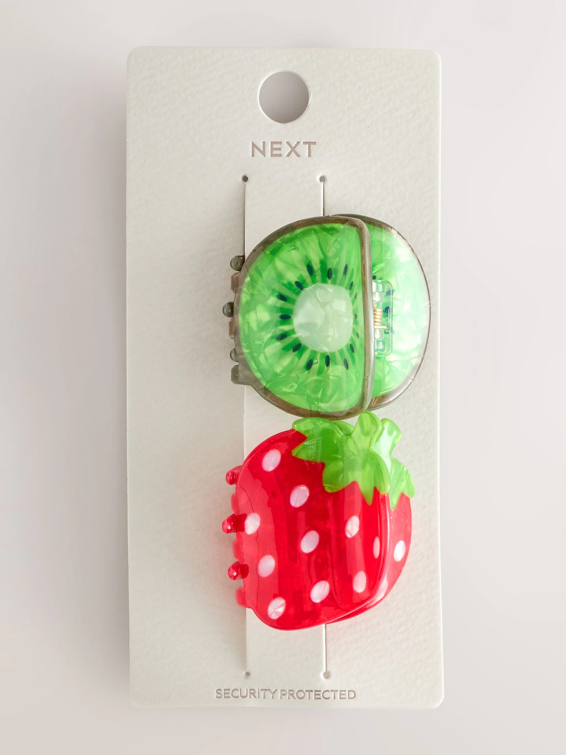 Rood - Strawberry And Kiwi Hair Clips
