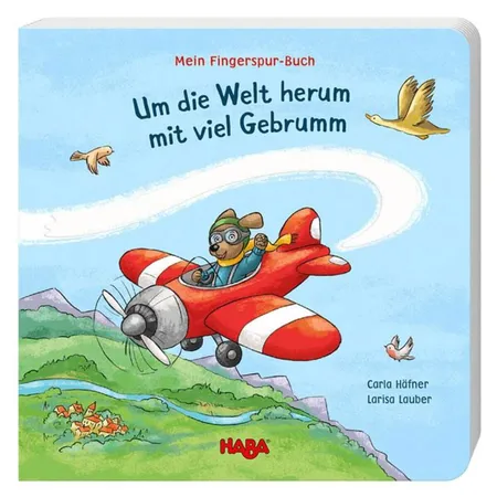 HABA 305058 Mein Fingerspur-Buch Um die Welt herum mit viel Gebrumm