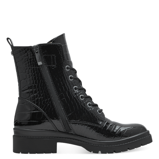 Tamaris Støvler, Black Croco, 38