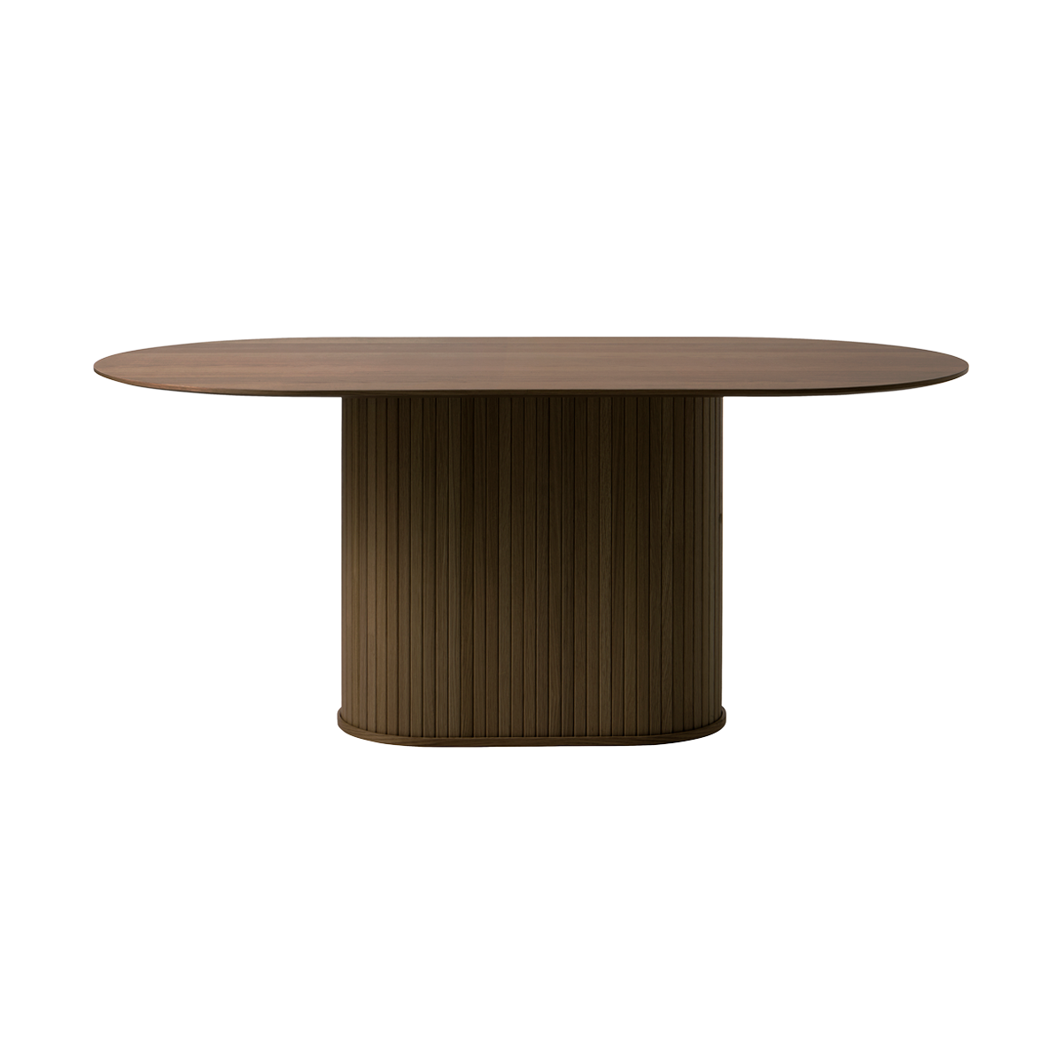 Eettafel Lenn ovaal hout Gerookt eiken