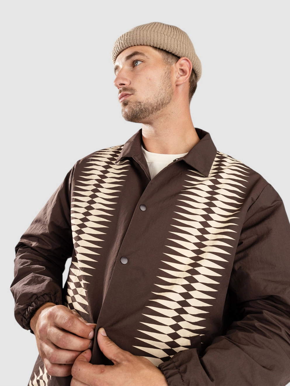 Stance Coaches Jacket darkbrown