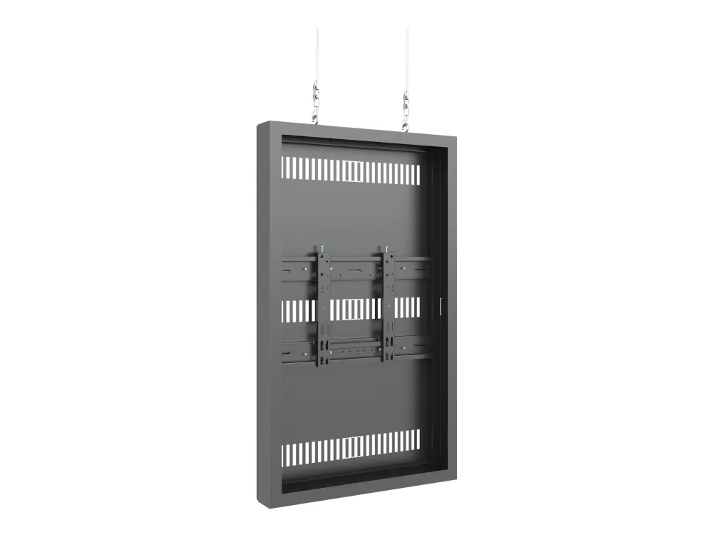 Multibrackets M Pro Series - Indelukke - for digitalt skiltepanel - ledning, small - stål - sort - skærmstørrelse: 43