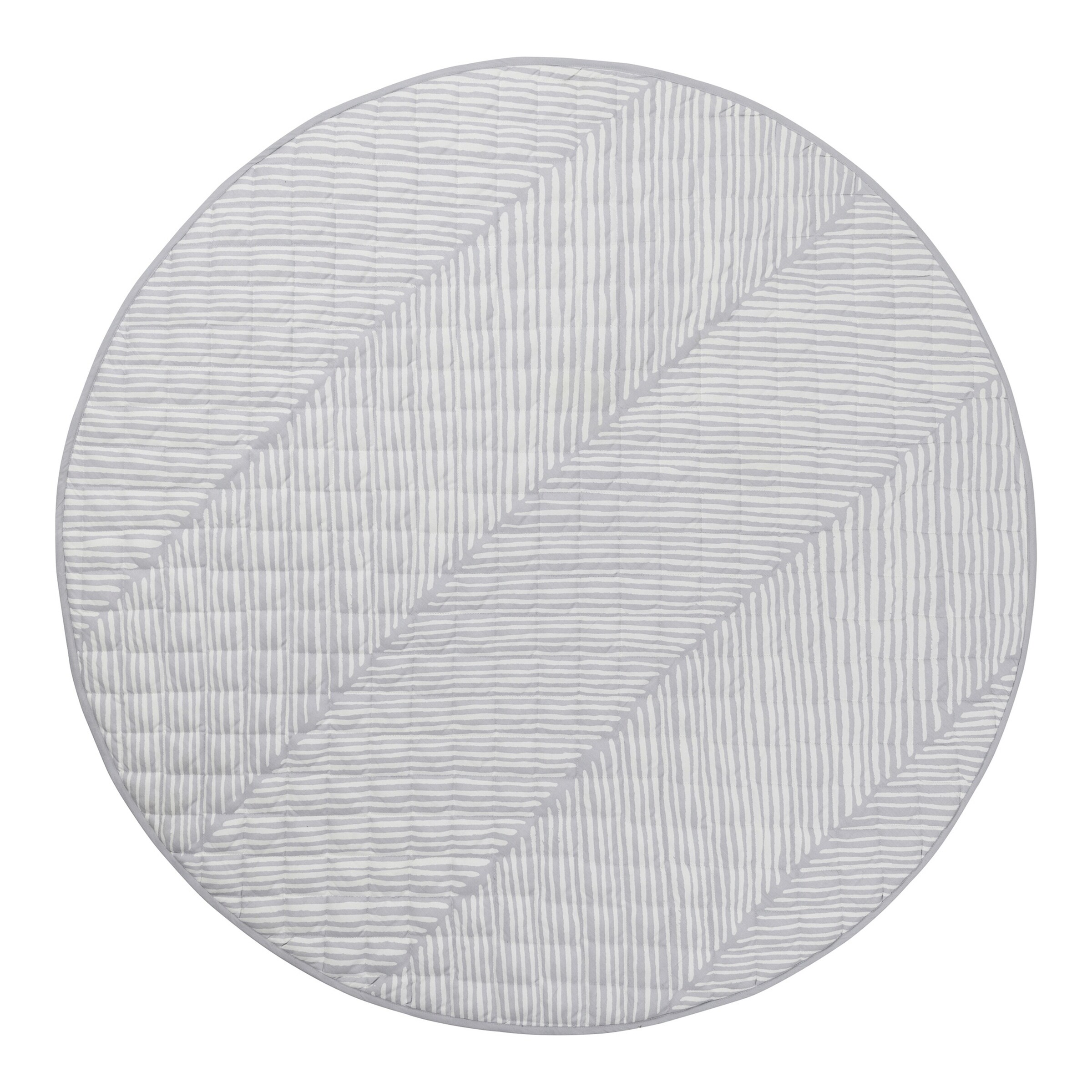 toddlekind Krabbeldecke gesteppt, wendbar 123 cm Stone