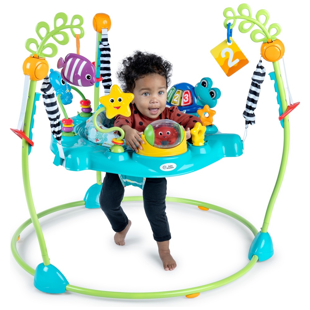 Baby Einstein Curiosity Cove 2-in-1 Aktivitäts-Baby-Jumper
