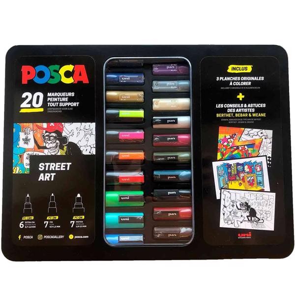Posca - Street art metal kasse (401534)