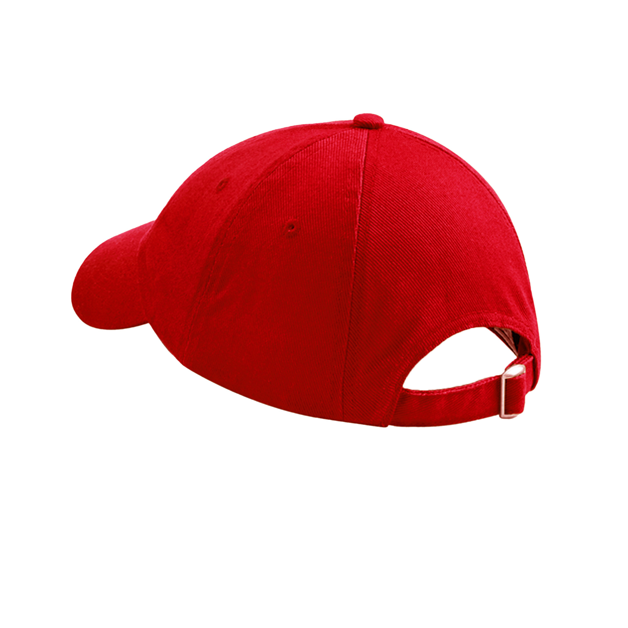 Boné/Viseira Beechfield de Perfil Baixo para Verão/Piscina, 100% Algodão Grosso Sarjado.