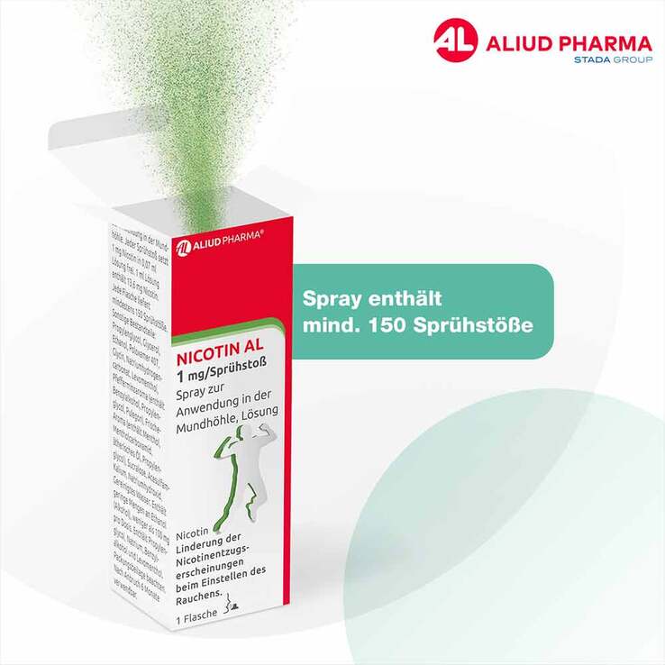 NICOTIN AL 1mg/Sprühstoß Spray, 2 St