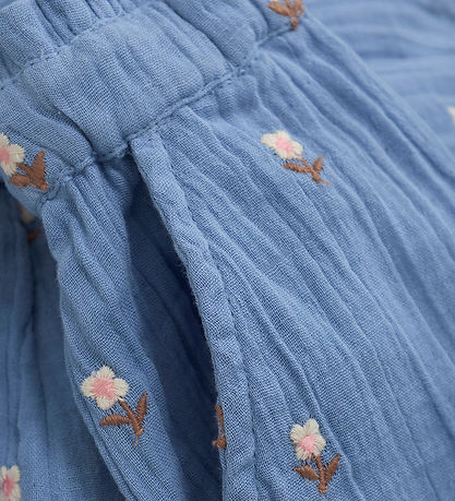 En Fant Shorts - Musselin - Infinity m. Blumen