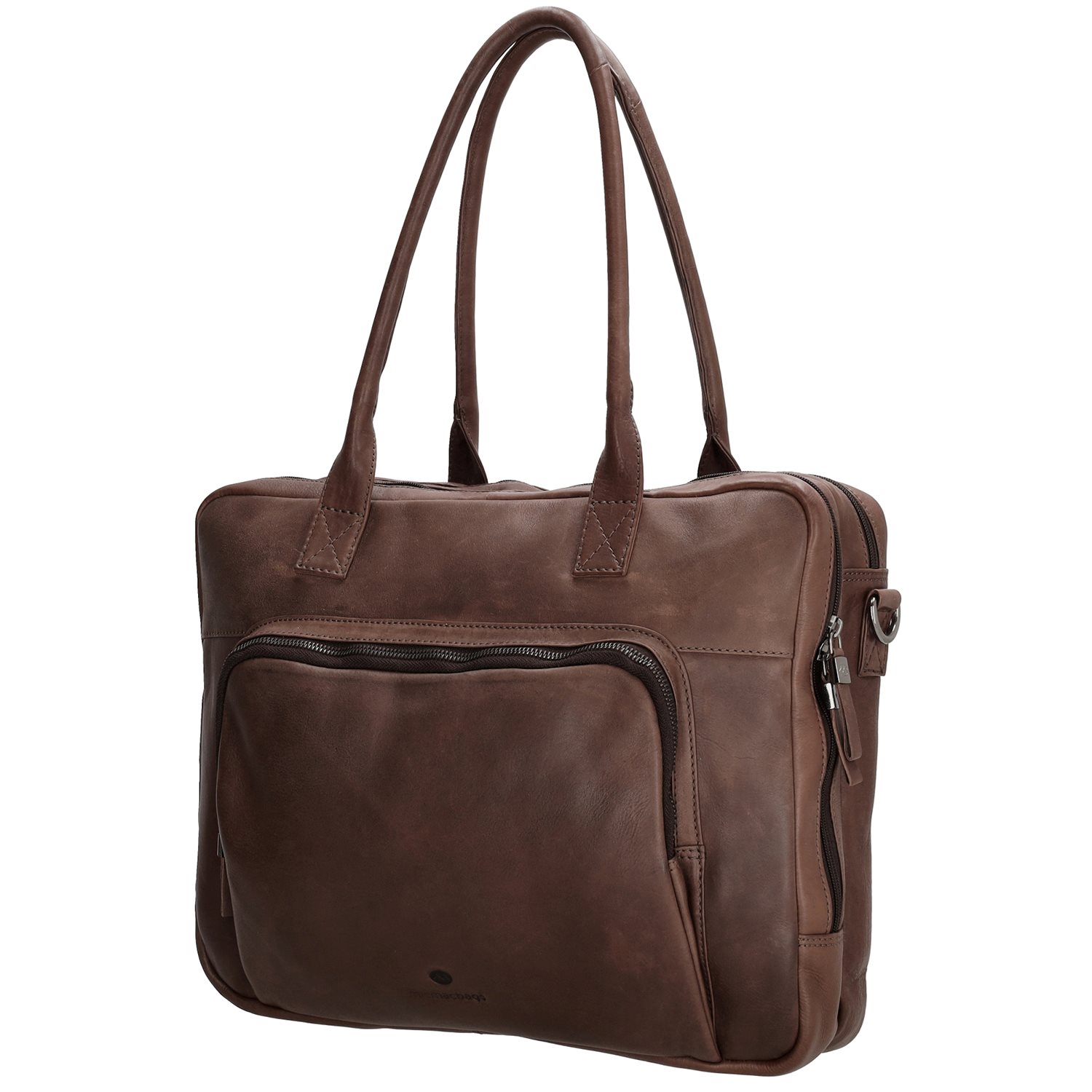 Micmacbags Everyday Laptoptas donkerbruin