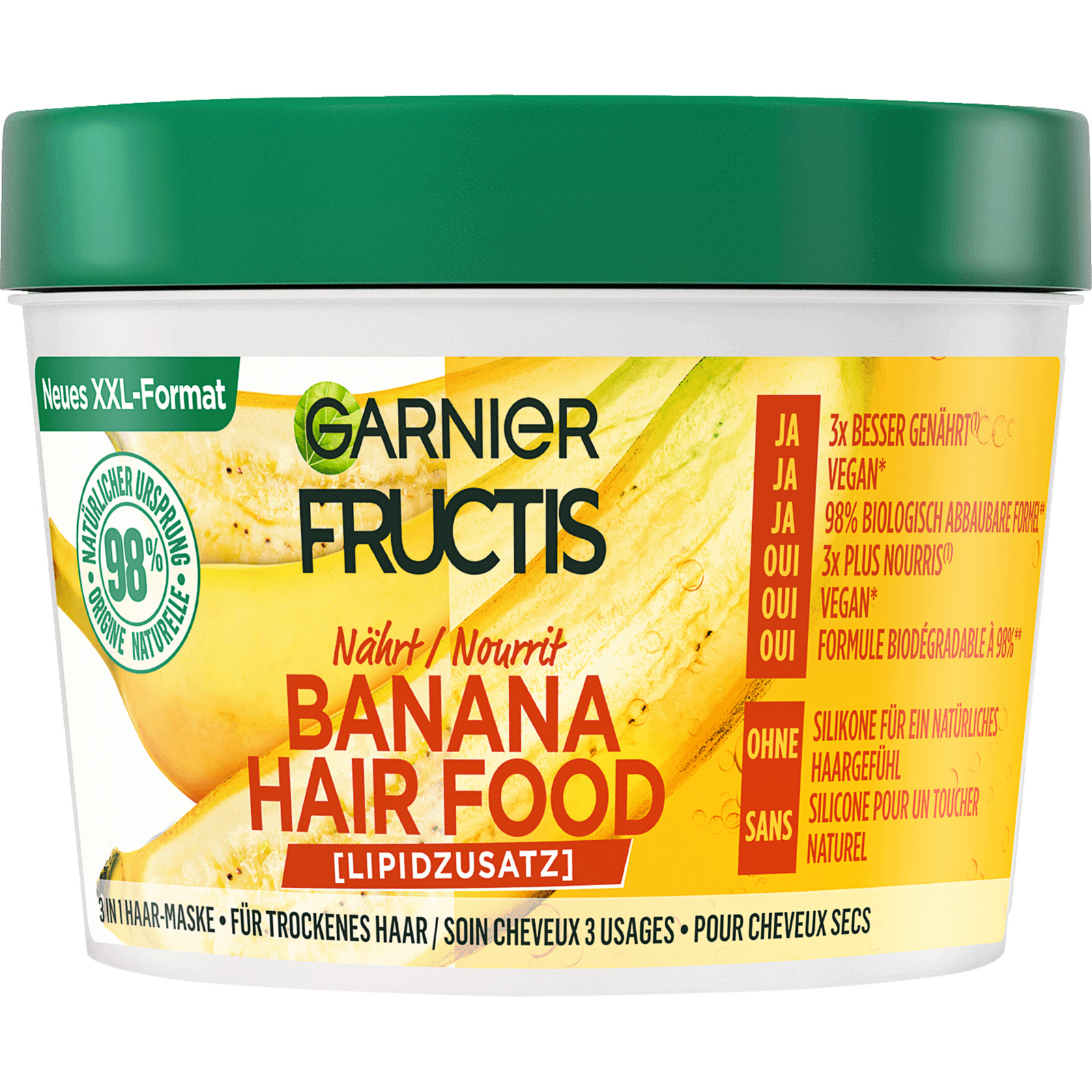 Garnier Fructis Haarmaske Banana Hair Food 400 ml