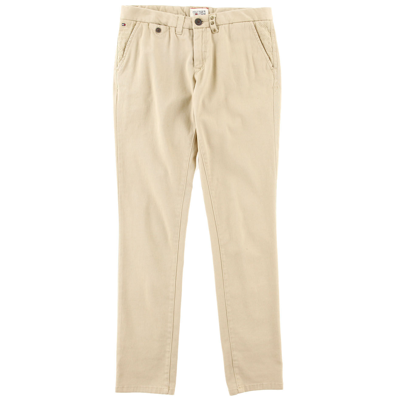 Tommy Hilfiger Pantalon à borderies beige