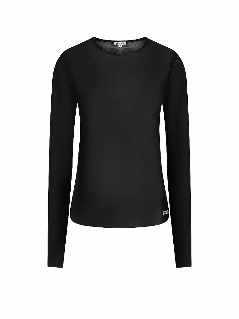 LOVE STORIES Langarmshirt ELLE black schwarz