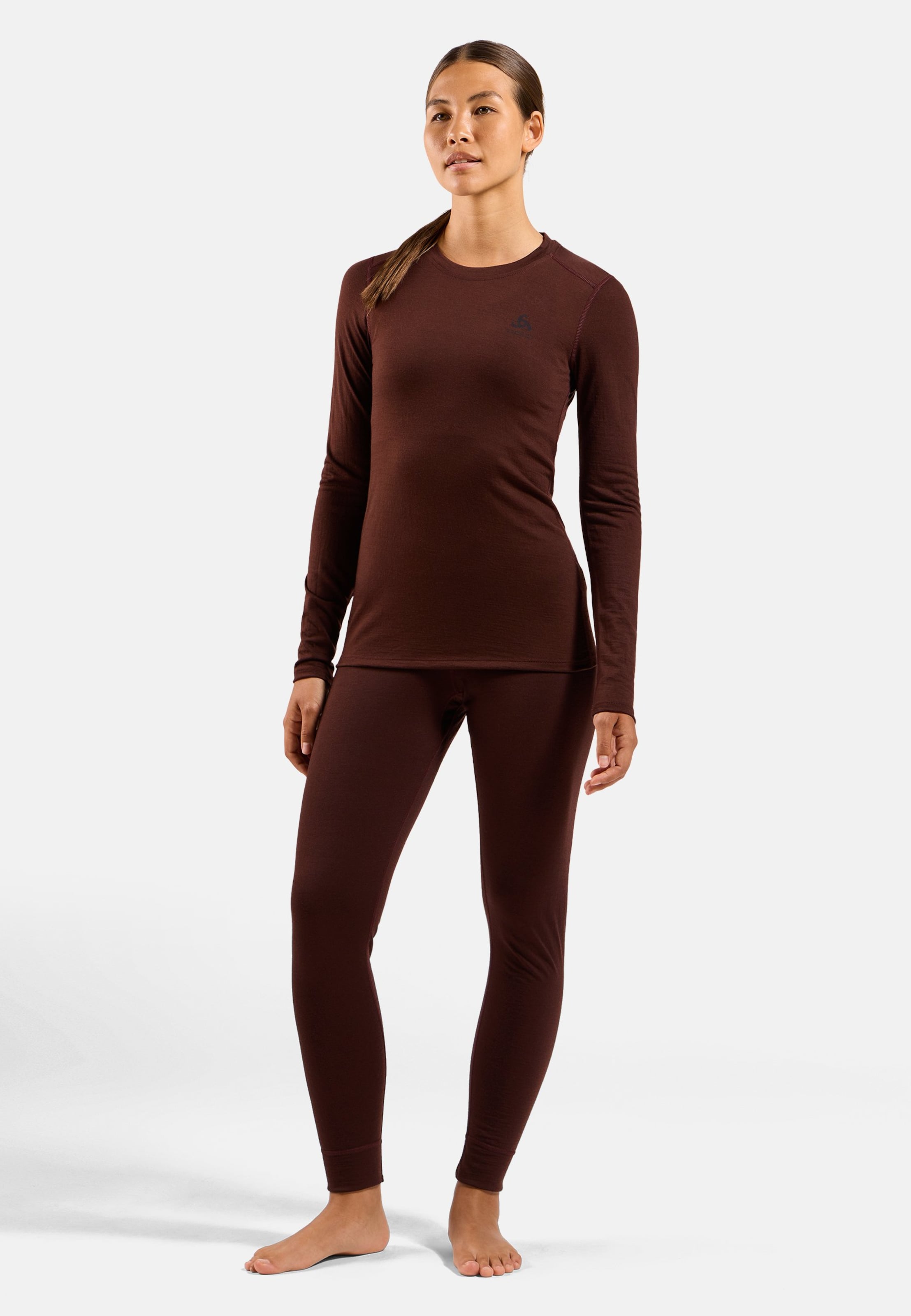 Natural Merino 200 Base Layer Tights in fudge