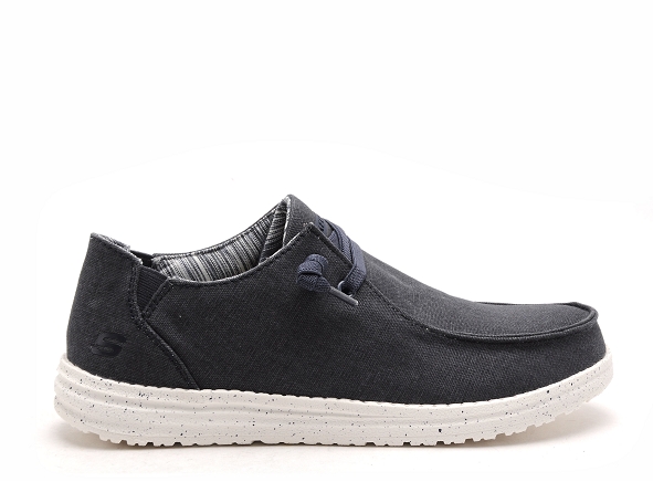 Skechers basses homme relaxedfit 210101 bleu