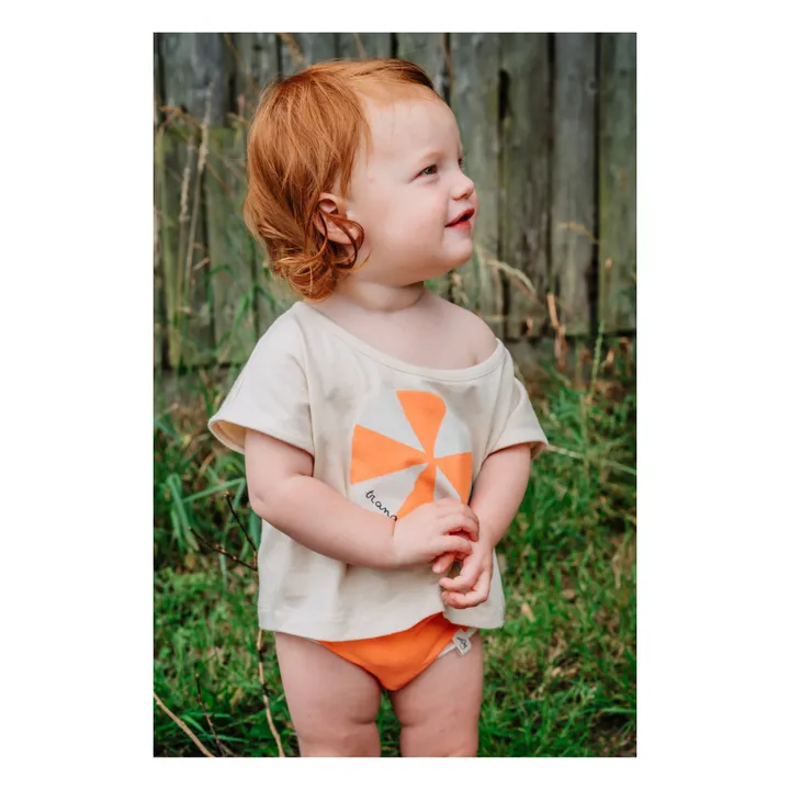 Bonnie & The Gang T-shirt Court Goldie Coton Bio | Beige rosé