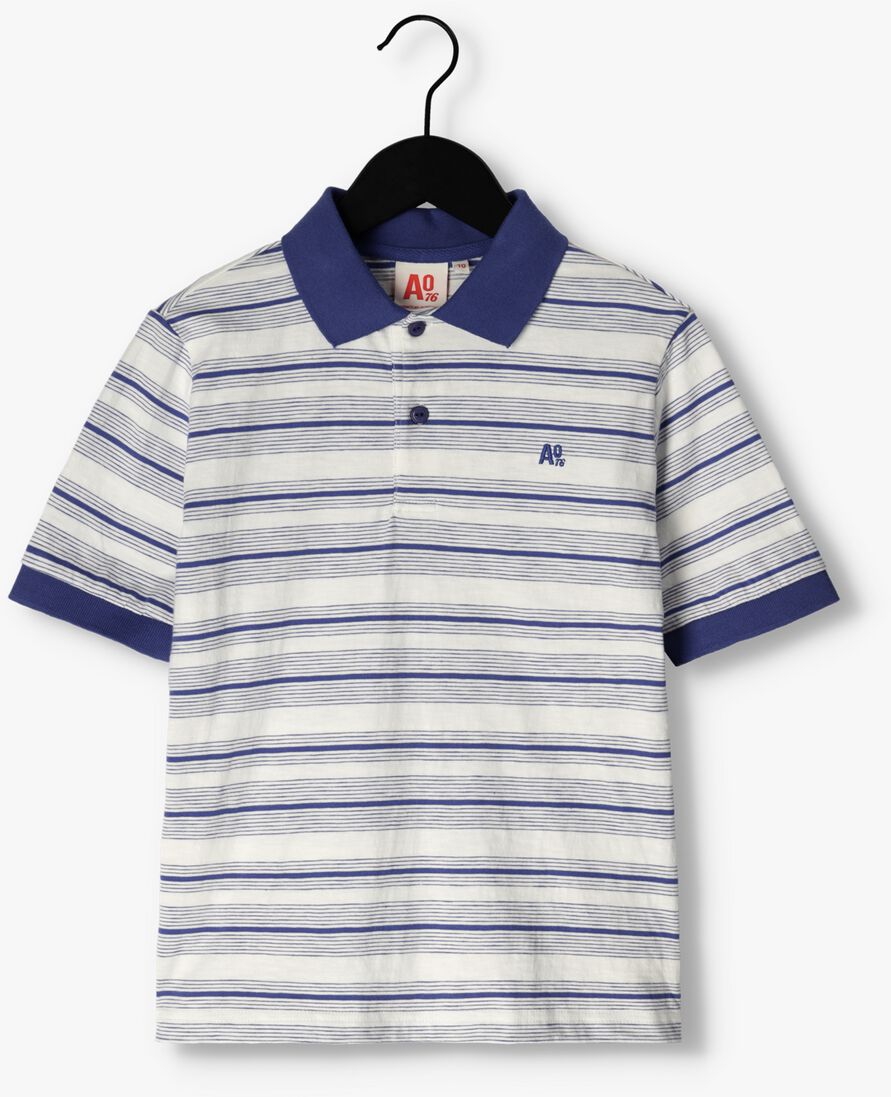 AO76 blauwe ao76 polo carter striped polo