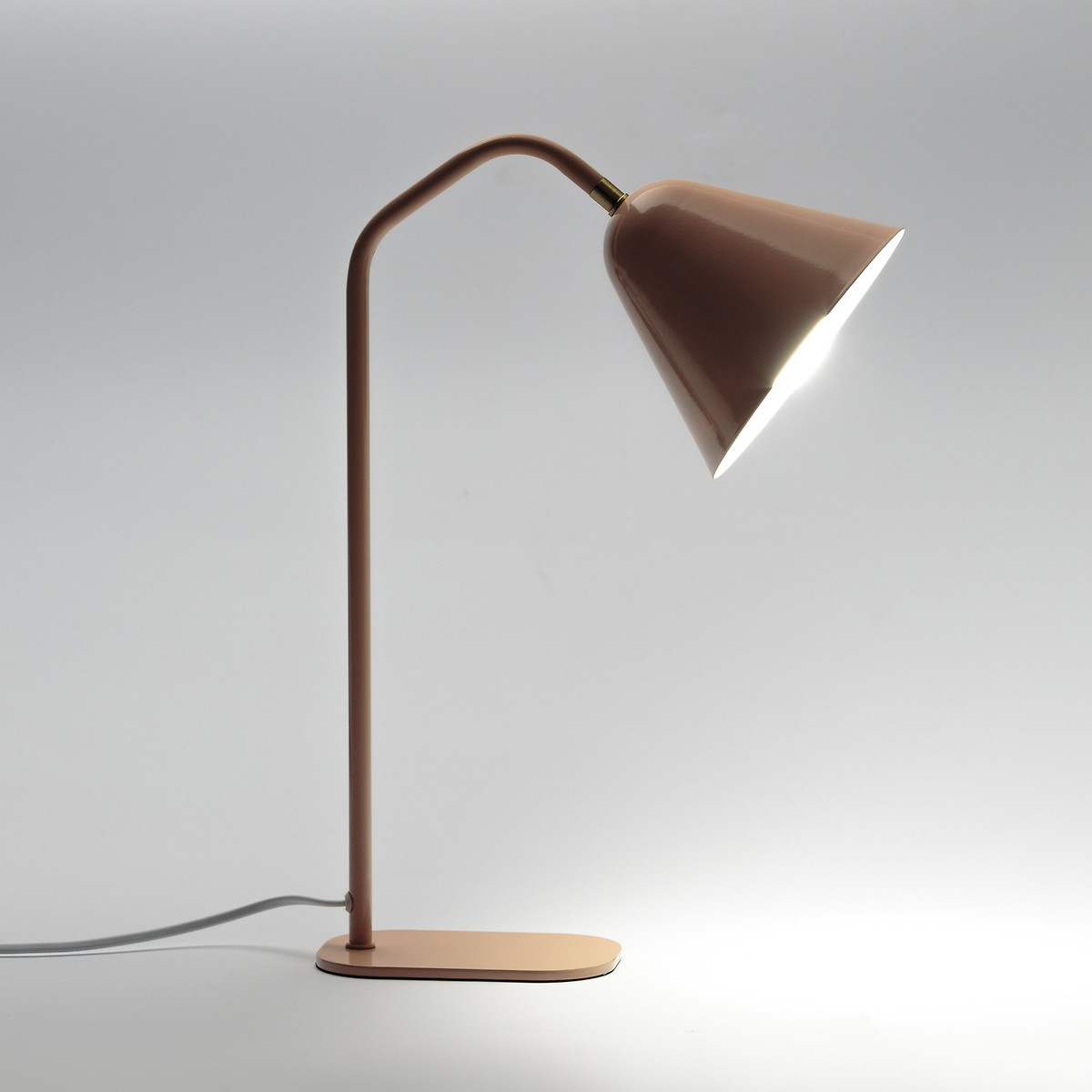 LA REDOUTE INTERIEURS<br>Candeeiro de mesa em ferro, Copita