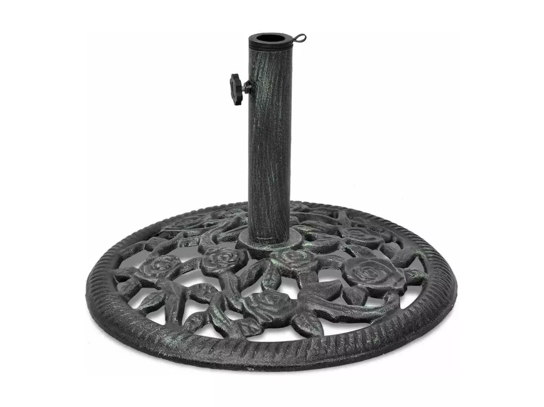 Socle de parasol en fonte 12 kg 48 cm