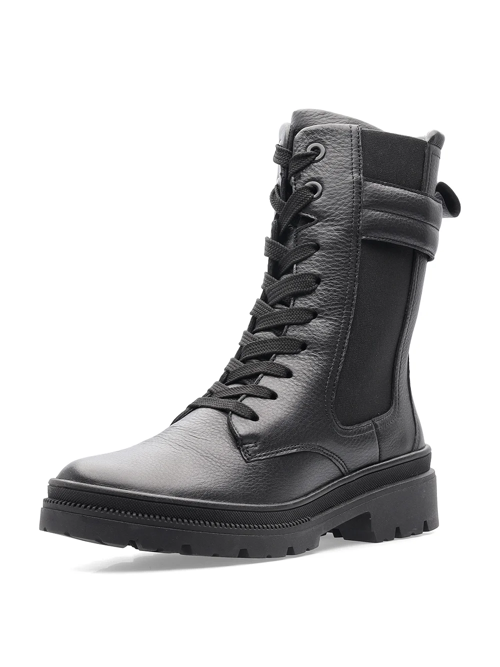 Schnürstiefelette Dover schwarz