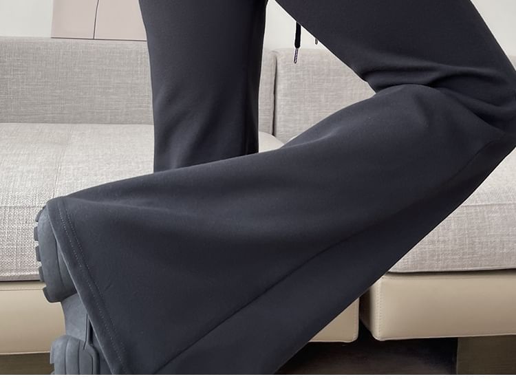 Enpheriado - Effen wijde broek met trekkoordtaille (verschillende ontwerpen)