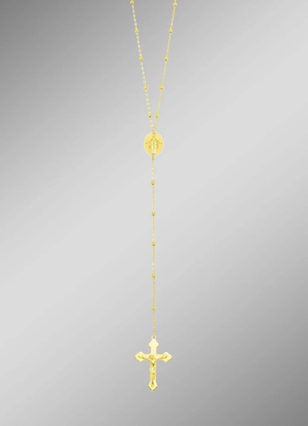 Rosenkranz-Ankerkette aus Gold