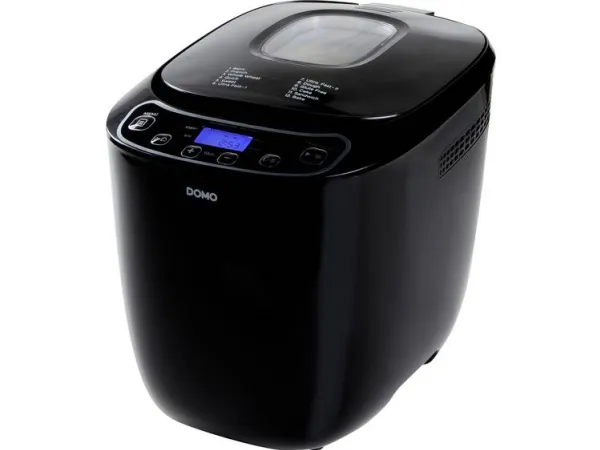 Domo B3973, 1 kg, Forsinket start-timer, Visningsvindue, Timer, Variabel skorpe bruning kontrol, Holde varm funktion
