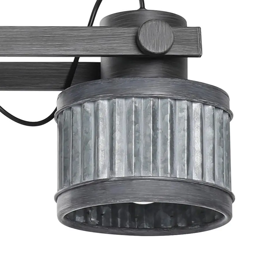 EGLO Turrock Hanglamp - E27 - 88 cm - Zwart