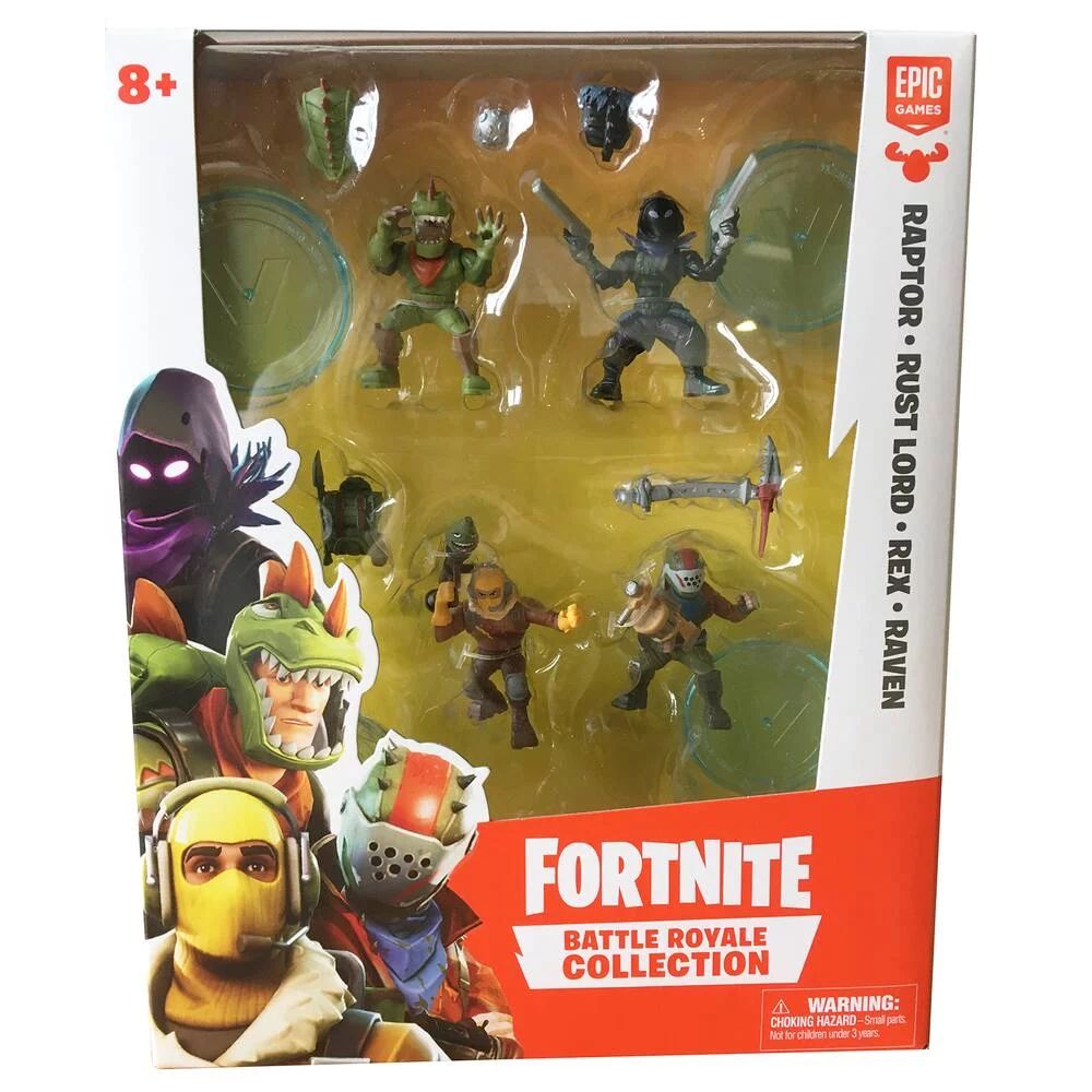 PACK SQUAD 4 FIGURINES 5 CM - FORTNITE BATTLE ROYALE