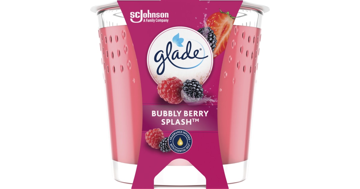 Glade Duftkerze Bubbly Berry Splash