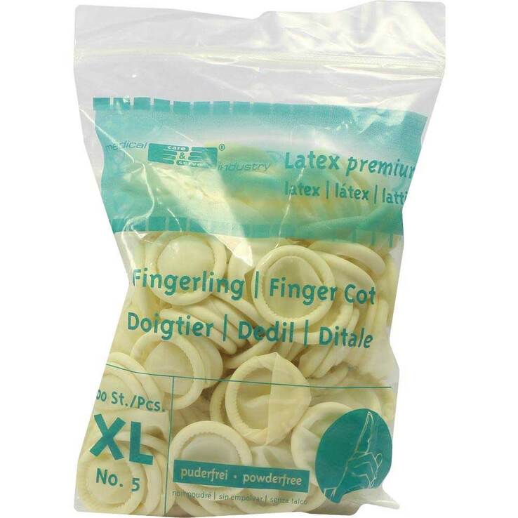 Fingerling Latex Größe 5 extra large, 100 St